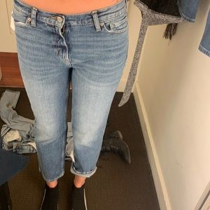 Size 28 banana republic mid rise straight leg jean